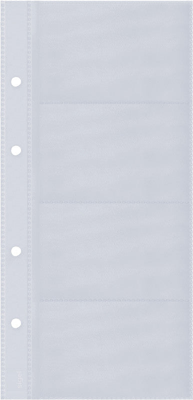 Sigel Sichtmappe – 10 Hüllen, Transparent, Kunststoff