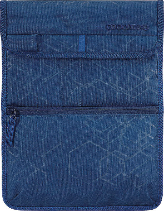 Coocazoo Tablet- & Notebook-Tasche – für Notebooks bis 11", wasserabweisend, recyceltes PET (rPET), blau