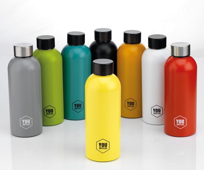 Youbottles Trinkflasche Dual – 5 dl – Edelstahl, isoliert, Schraubverschluss – Street Art Pop Art