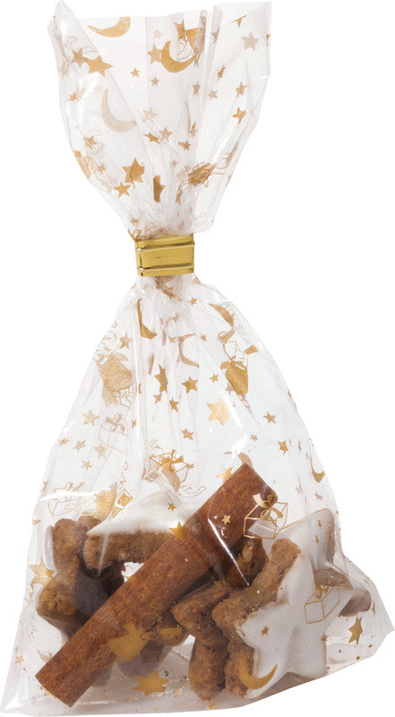 Folia Geschenkbox – Weihnachten – Cellophantüten, Kunststoff – 115 × 190 mm – 10 Stk.