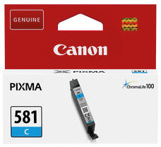 Canon Tintenpatrone CLI-581, cyan, 259 Seiten – für Inkjetdrucker/Multifunktionsgeräte