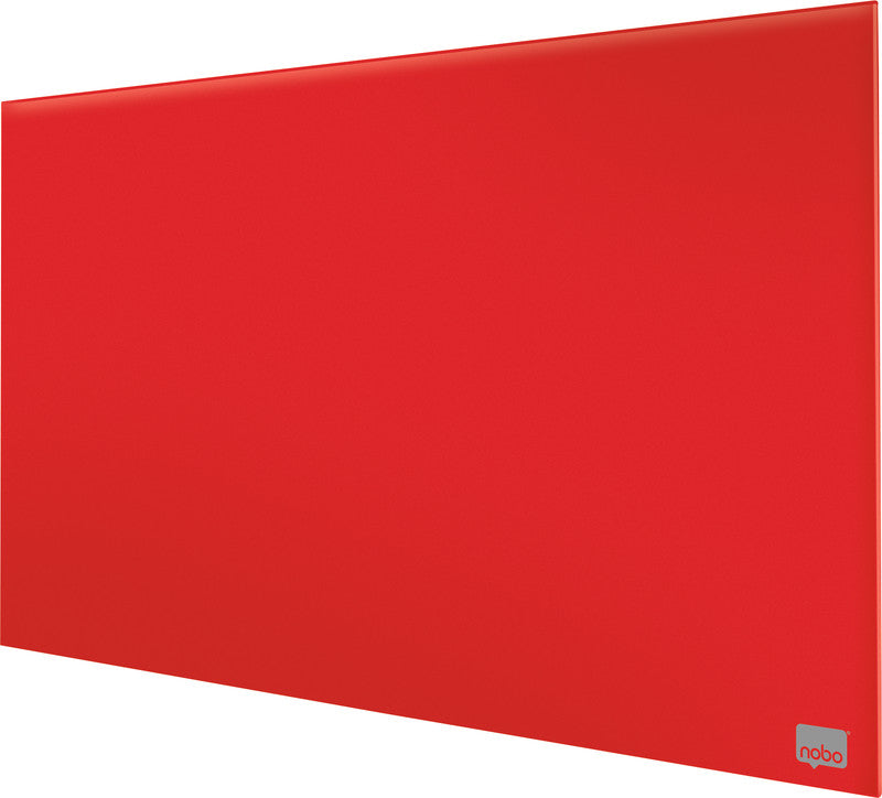 Nobo Whiteboard – 126 × 71 cm, Glas, magnetisch, Wandmontage, inkl. Stift, Magnete, Montagesatz
