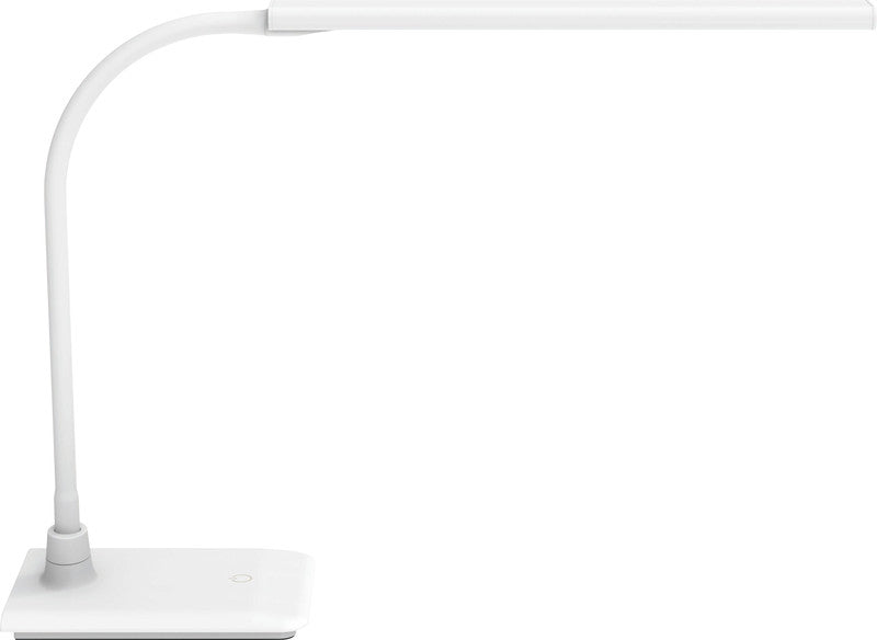 MAUL LED Tischleuchte Pirro – dreh- und neigbar, höhenverstellbar, dimmbar – 3000 K – 726 lm 7 W – weiss