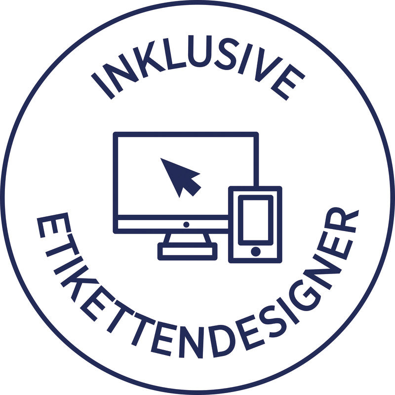 Avery Drucketiketten, 99 mm × 68 mm, weiss, Folie, extra stark, 160 Etiketten (20 Blätter)