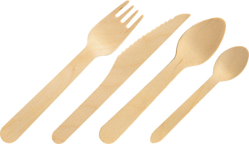 Duni ecoecho Holzlöffel – 16 cm, braun, 100 Stück