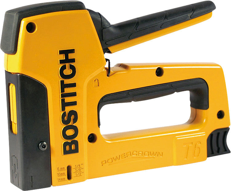 Bostitch Heftpistole, Metall, Gelb, inkl. 1000 Heftklammern, PC8000/T6 KIT