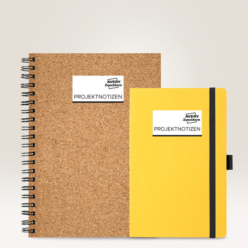 Avery Druckeretiketten, 105 mm × 41 mm, weiss, Papier, permanent, 1400 Etiketten