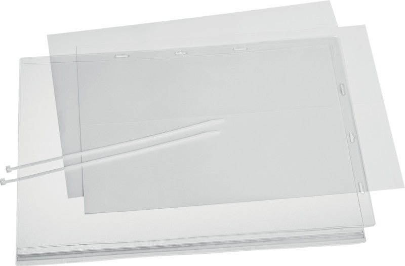 Durable Plakattasche – 297 × 420 mm, transparent, Kunststoff, wiederablösbar