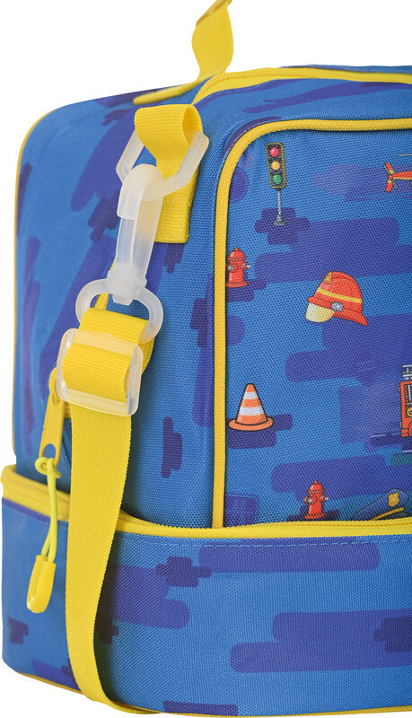 Estia Lunchtasche Kids – 6 l – isoliert – City Heroes – mehrfarbig