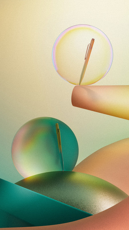 Caran d-Ache Kugelschreiber – Arktisgrün, Aluminium