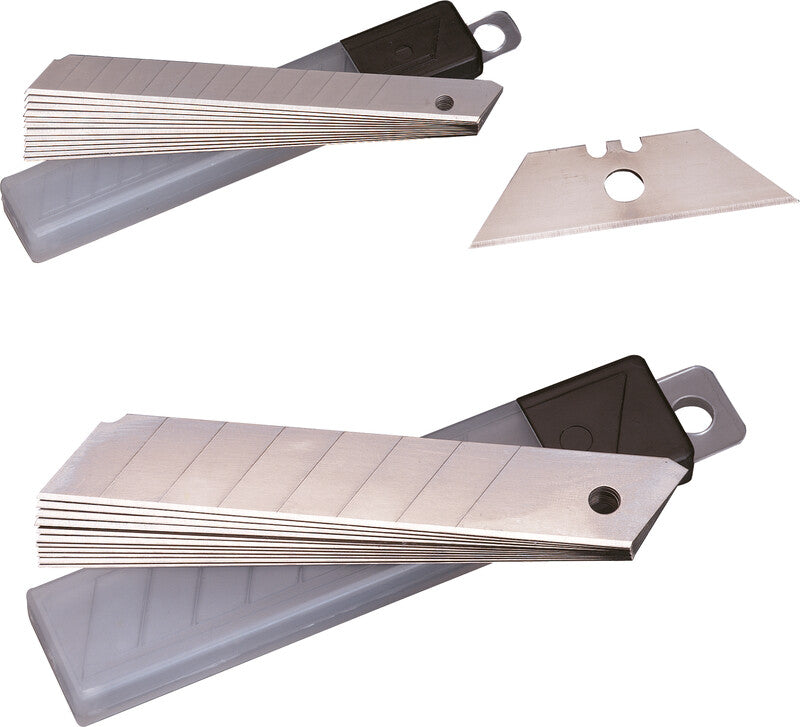 Q-CONNECT Ersatzklingen – 18 mm, silber, 12 Stück