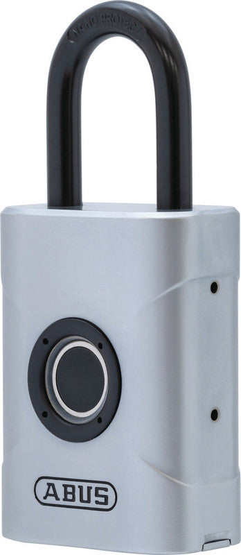 ABUS Vorhängeschloss TOUCH 57 – 45 × 23 × 95 mm, grau, CR2
