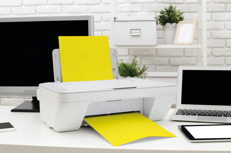 Clairefontaine Kopierpapier – A4, 160 g/m², Kanariengelb – für Inkjet/Laser/Kopierer – FSC – 250 Blatt