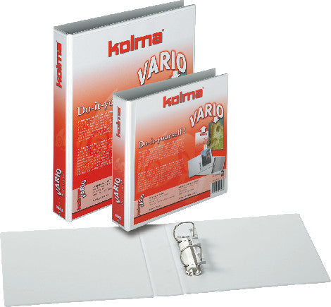 Kolma Sichtbuch Vario X-Large – A4, mit Fronttasche, Weiss, Kunststoff