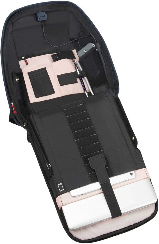 Samsonite Securipak S Notebook-Rucksack – 10 l, Aufsteckfunktion, Blau