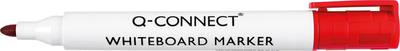 Q-CONNECT Whiteboard-Marker – Rundspitze 2 mm – Sortiert – 4er-Set – Trocken abwischbar