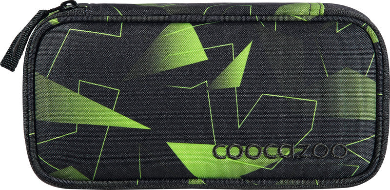Coocazoo Etui, Schlamperetui, leer – Lime Flash – Kunststoff – 24,0 × 6,0 × 11,0 cm