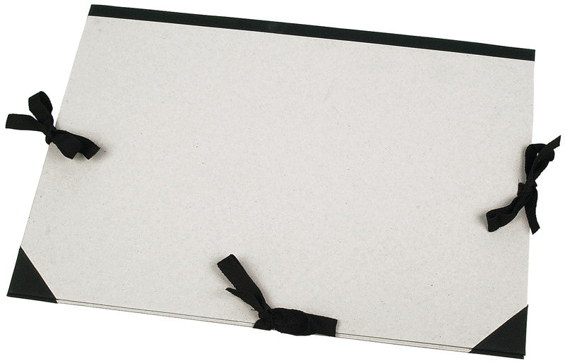 Natura line Zeichenmappe – Grau – 370 × 270 mm – für B4