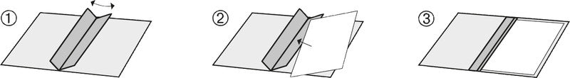 Biella Formularhalter, für A4, Karton, lila
