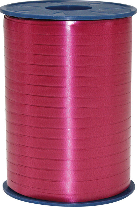Präsent Geschenkband – America – recyclingfähig, Kunststoff – 10 mm × 250 m – dunkelrot