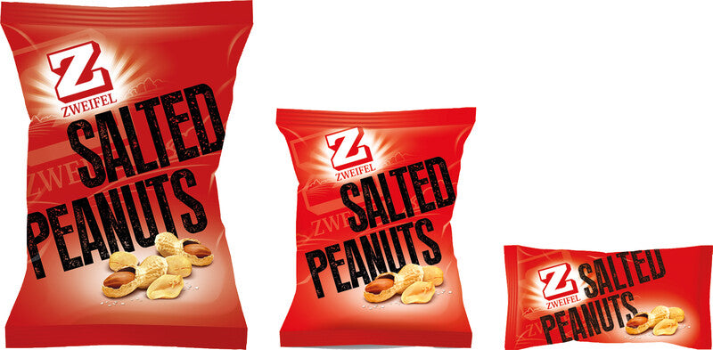 Zweifel Erdnüsse – Beutel, 500 g, vegan, glutenfrei, laktosefrei