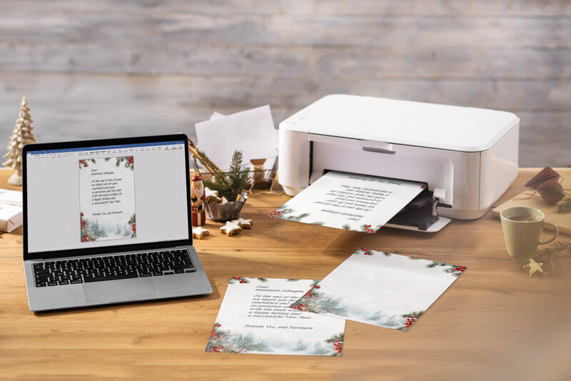 Sigel Schreib-/Motivpapier Scandinavian Snow – A4 – 90 g/m² – FSC – für Kopierer, Laser-/Inkjetdrucker – Pack à 100
