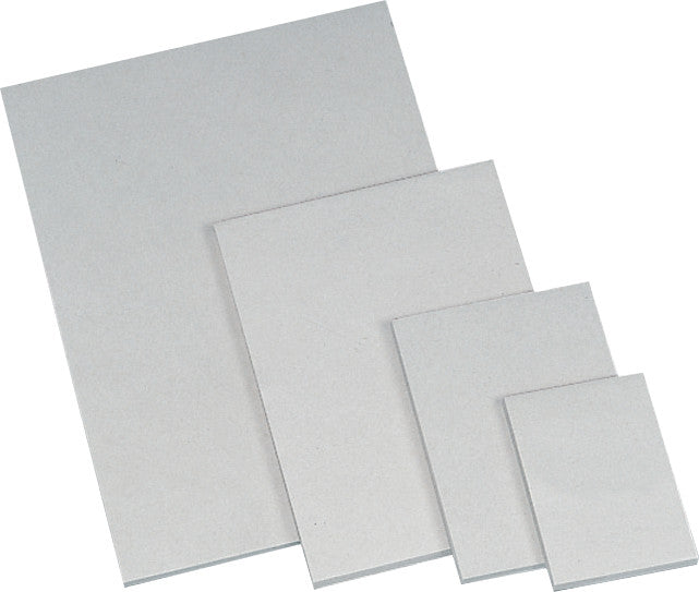 Ursus Notizblock, A6, blanko, Leimbindung, 100 Blatt, 60 g/m² – grau