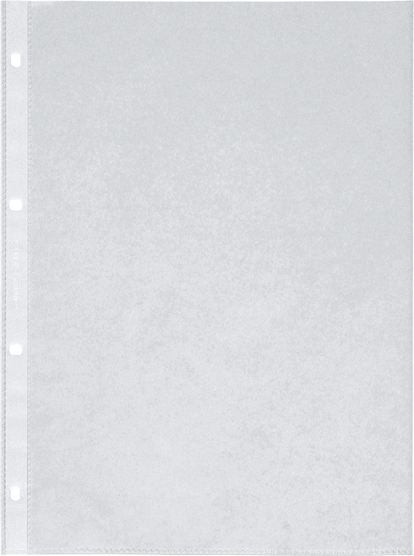 Q-connect Sichtmappe A5 – transparent, Kunststoff, glänzend, 100 µm, 10er-Pack