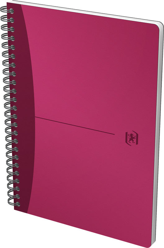 Elba Collegeblock, Spiralbindung, 90 Blatt, 90 g/m² – sortiert (blau, grün, rot, lila und silber)