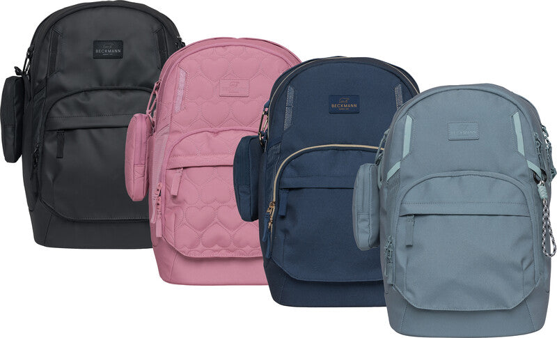 Beckmann Sport Air – Schulrucksack, Bloom, 30 l, 30×44×23 cm, mit Regenschutz