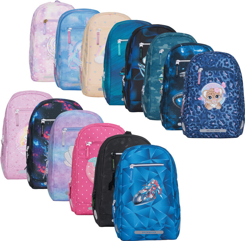 Beckmann Sportrucksack Classic – 12 l, wasserabweisend, reflektierend – Spider Escape, 230 × 360 × 150 mm