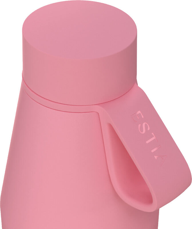 Estia Flow Isolierflasche 500 ml – doppelwandig 12 h heiss / 24 h kalt, Edelstahl, Schraubdeckel