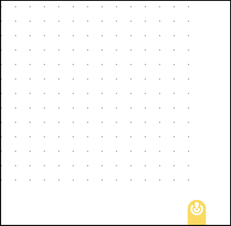 Carchivo Notizbuch-Einlagen A4, Punktraster, spezielle Perforierung, 100 g/m², für Spiralbuch Ingeniox – 50 Blatt