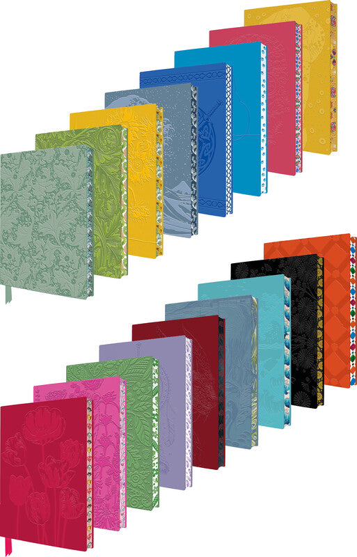 Flame tree Notizbuch, A5, liniert, gebunden, Softcover, 176 Seiten, 80 g/m² – türkis