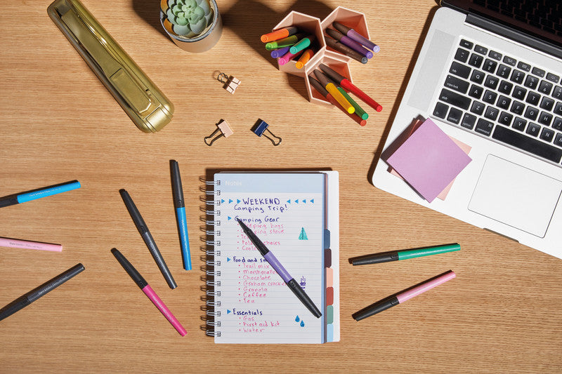 Papermate Filzstifte Flair Metallic, Strichbreite 0,7 mm, 6 Farben