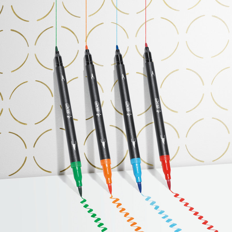 BIC Filzstifte Intensity DualTip, 6 Farben