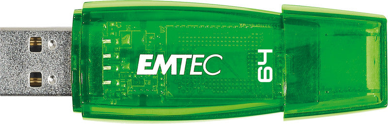 Emtec C410 USB-Stick – 64 GB, USB 2.0, grün