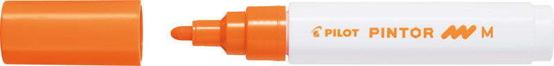 Pilot Pigment Marker Pintor – Rundspitze 1,5-2,2 mm – Sortiert – 6er-Set – Für dunkles Papier geeignet