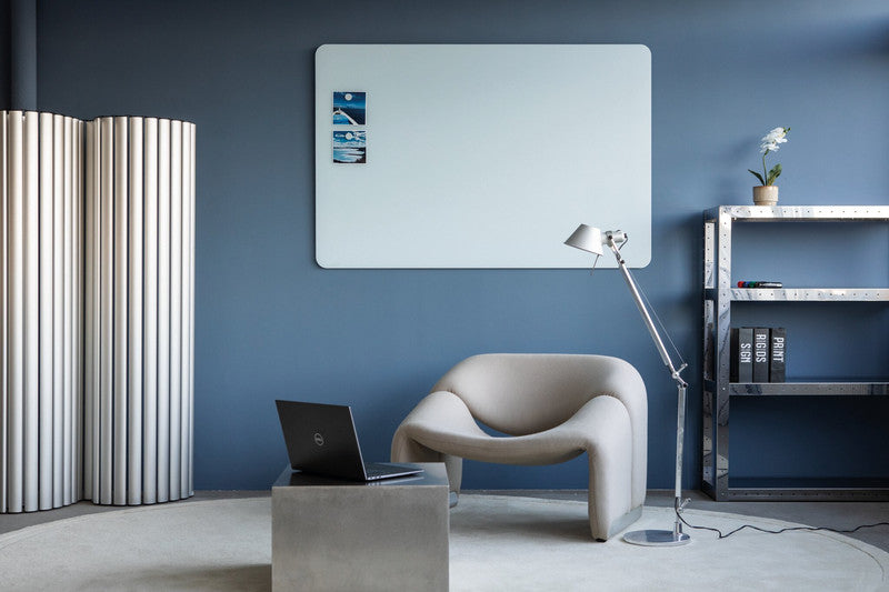 Legamaster Whiteboard – 120 × 90 cm, Glas, magnetisch, Wandmontage, inkl. Magnete, Marker, Montagesatz