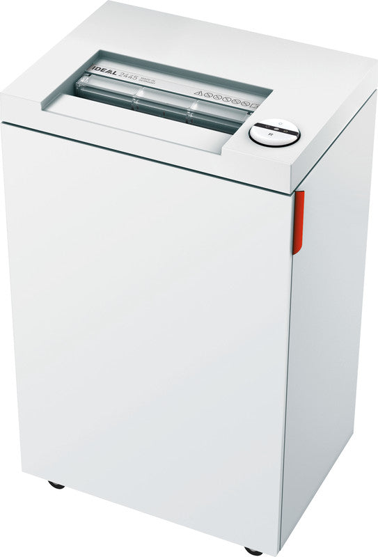 Ideal 2445/MC – Aktenvernichter, DIN P-6, Partikelschnitt 0,8 × 12 mm, 5 Blatt, 35 l, A4