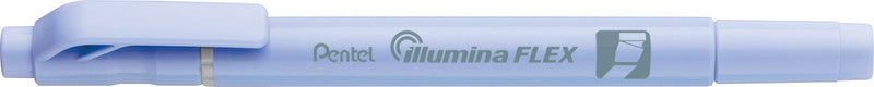 Pentel Illumina Flex Textmarker Blau – Dual-Tip