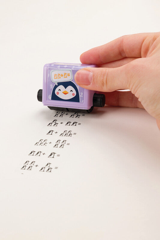 Little dots Stempel – Rechenrally Löwe – Kunststoff – Abdruck 25 mm
