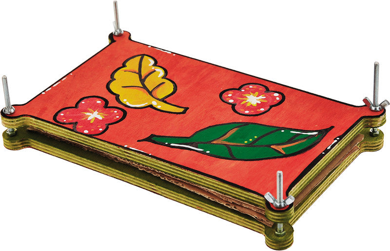 Blumenpresse, 23 × 13 × 5,5 cm, Birke