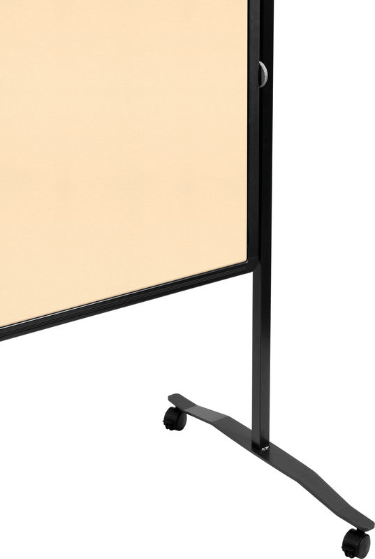 Legamaster Pinnwand – Filz, Alurahmen – 120 × 150 cm, Beige, Premium Plus mobil