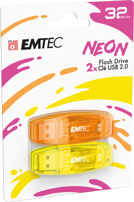 Emtec C410 USB-Stick – 16 GB, USB 2.0, 2er-Pack