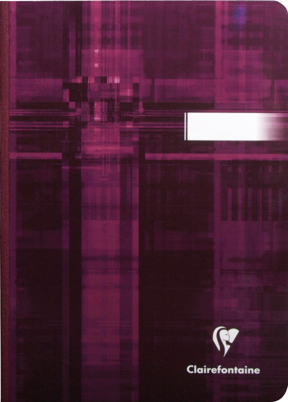 Clairefontaine Notizheft, A5, liniert, Leinenrücken, Karton, 192 Seiten, 90 g/m² – sortiert
