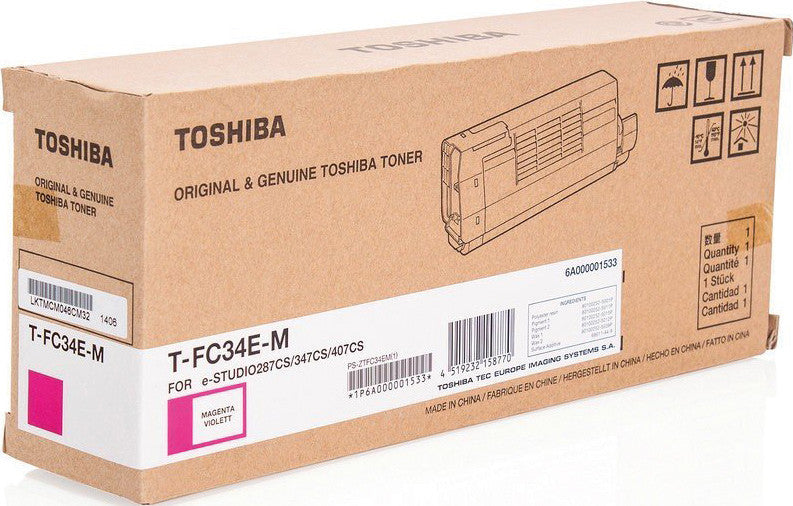 Toshiba Toner T-FC34E-M – magenta, 11500 Seiten