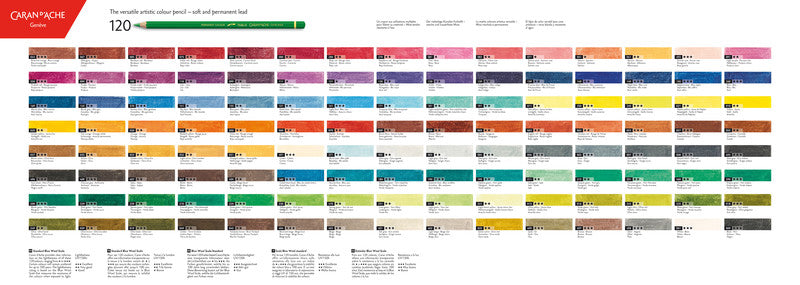Caran d-Ache Caran d'Ache Buntstifte Pablo – 30 Farben, im Metalletui, Ø 3,8 mm, FSC