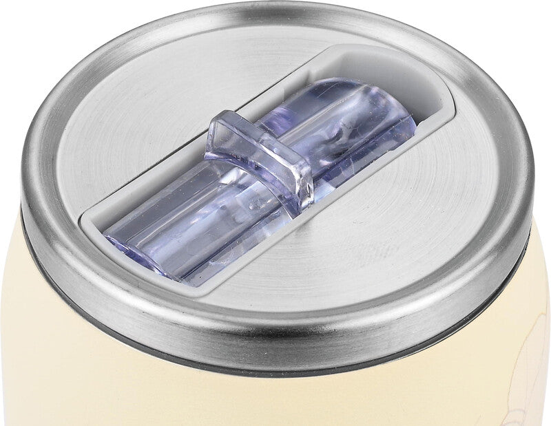Estia Thermobecher – 5 dl – Edelstahl, isoliert, mit Strohhalm, auslaufsicher, BPA-frei – Terra Serenity