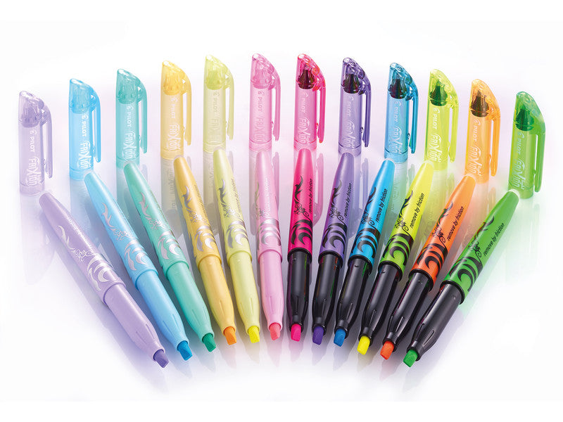 Pilot FriXion Light Textmarker Pastellgelb – Keilspitze, 3,3 mm, radierbar